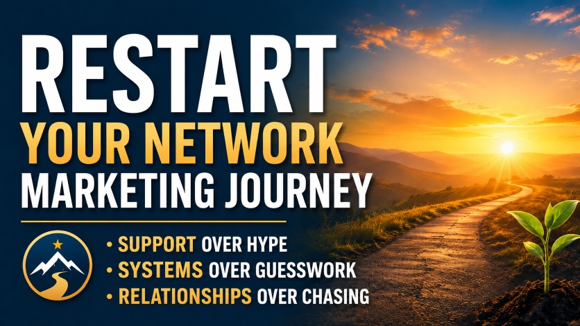 Restart Network Marketing Banner